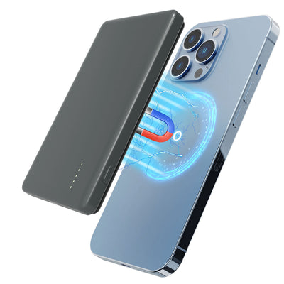 2-in-1 Slim MagSafe 5000mAh Power Bank