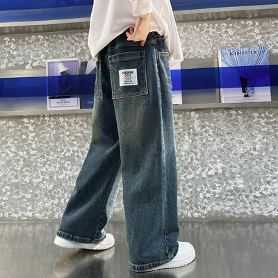 Korean-Style Thick Warm Pants for Kids