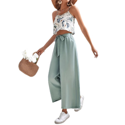 Women’s Casual Printed Two-Piece Set