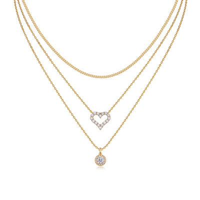 0.5-Carat Minimalist Morganite Silver Pendant Necklace