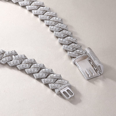 Jinba Legend Moissanite Luxury Silver Jewelry Set