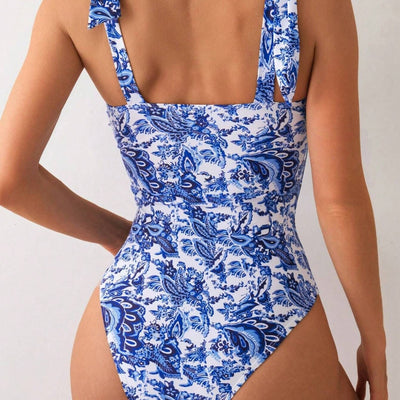 Conservative One-Piece Swimsuit