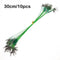 10Pcs Steel Fishing Wire Leader with Swivel