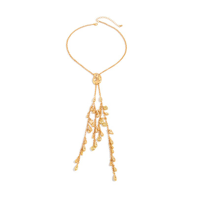 Resort-style Irregular Geometric Pendant Necklace