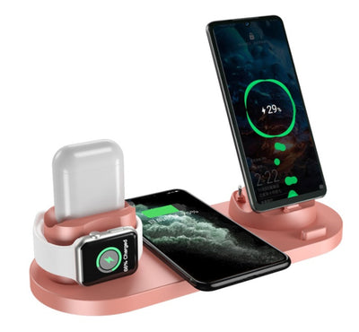 6-in-1 Wireless Fast Charging Dock