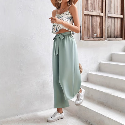 Women’s Casual Printed Two-Piece Set