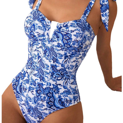 Conservative One-Piece Swimsuit