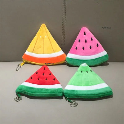 fruit plush purse, watermelon etc. Plush Toy bag purse , keyring plush Pocket Purse