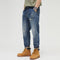 2023 New Winter and Autumn Mens Casual Cotton Long Jeans