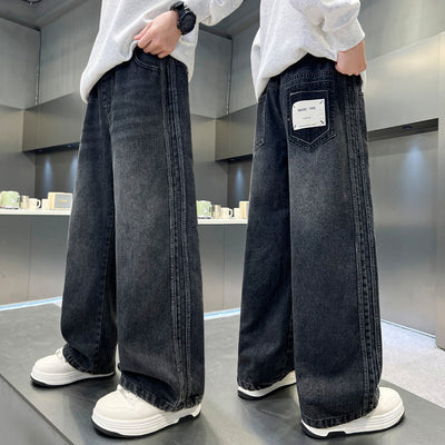 Korean-Style Thick Warm Pants for Kids