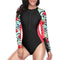 2024 Surfing Swimsuit Women Rashguard Bikini Set Long Sleeve Swimwear Female Tiger Print Summer Bath Suit 2-Piece Sports Biquini