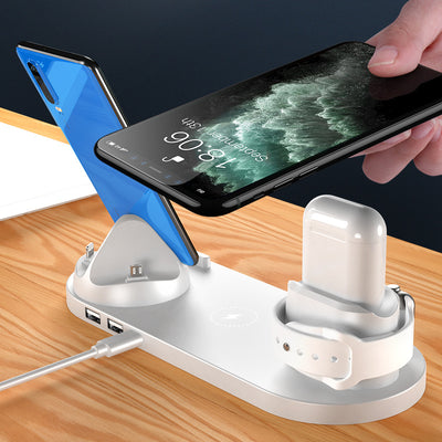 6-in-1 Wireless Fast Charging Dock