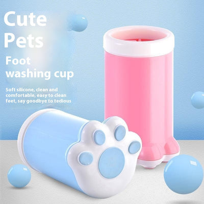 Portable Dog Paw Cleaner Cup | Silicone Pet Foot Washing Tool