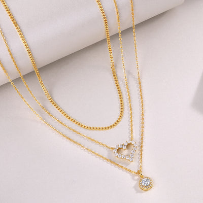 0.5-Carat Minimalist Morganite Silver Pendant Necklace