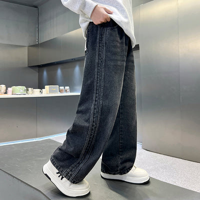 Korean-Style Thick Warm Pants for Kids