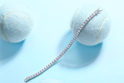 0.3-Carat Moissanite Silver Bracelet Set – Light Luxury