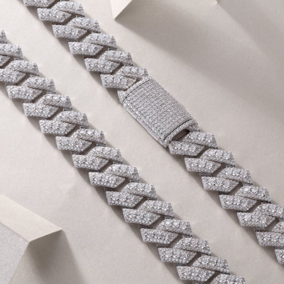 Jinba Legend Moissanite Luxury Silver Jewelry Set