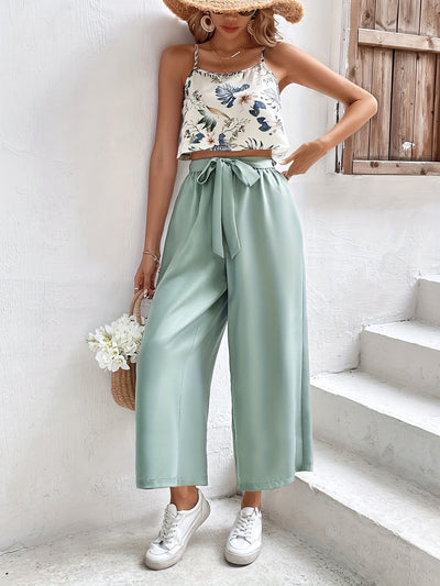 Women’s Casual Printed Two-Piece Set