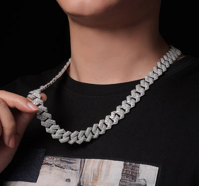 Jinba Legend Moissanite Luxury Silver Jewelry Set