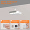 Motion Sensor Light Led Usb TYPE-C Charging Square Lamp for Bedroom Kitchen Stair Hallway Wardrobe Cupboard Lighting Night Light