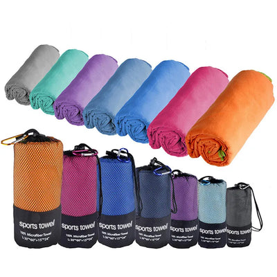 New Microfiber Towel Sports Quick-Drying Super Absorbent Camping Towel Super Soft and Lightweight Gym Swimming Yoga Beach Towel