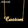 Atoztide Customized Fashion Stainless Steel Name Necklace Personalized ...