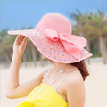 Hat shade straw seaside vacation beach hat
