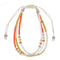 Handmade Bohemian Friendship Bracelet Ethnic Colorful Seed Bead Charm Bracelet For Women Beach Party Gift