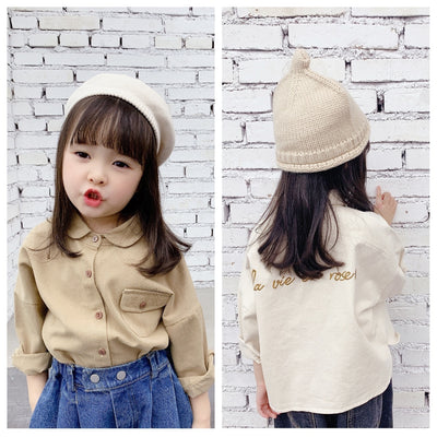 Korean Style Embroidered Shirt