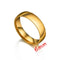 Letdiffery Smooth Stainless Steel Couple Rings Gold Simple 4MM Women Men Lovers Wedding Jewelry Engagement Gifts